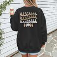 Baseball Mom Distressed Vintage Sports Player Calls Me Mom Women's Sweatshirt Back Print Baseball Mom Distressed Vintage Sports Player Calls Me Mom Women's Sweatshirt Back Print