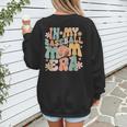 In My Baseball Mom Era Women's Sweatshirt Back Print In My Baseball Mom Era Women's Sweatshirt Back Print