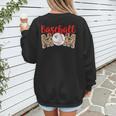 Baseball Mom Leopard Print Cute Mother's Day Sport Lover Women's Sweatshirt Back Print