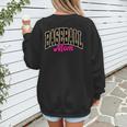 Baseball Mom Leopard Baseball Mama Life Girls Women Baller Women's Sweatshirt Back Print Baseball Mom Leopard Baseball Mama Life Girls Women Baller Women's Sweatshirt Back Print