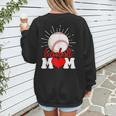 Baseball Mom Mama Mother's Day Sport Lover Women's Sweatshirt Back Print Baseball Mom Mama Mother's Day Sport Lover Women's Sweatshirt Back Print