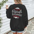 Baseball Mom Mama Women's Sweatshirt Back Print Baseball Mom Mama Women's Sweatshirt Back Print