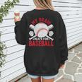 Baseball Mom Meme Quote Women's Sweatshirt Back Print Baseball Mom Meme Quote Women's Sweatshirt Back Print