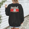 Baseball Mom Mother's Day For Mom Game Day Outfit Women's Sweatshirt Back Print Baseball Mom Mother's Day For Mom Game Day Outfit Women's Sweatshirt Back Print