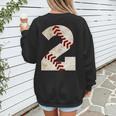 Baseball Mom Baseball Parent Number Two Baseball Gear 2 Women's Sweatshirt Back Print