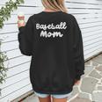 Baseball Mom Retro Women's Sweatshirt Back Print Baseball Mom Retro Women's Sweatshirt Back Print