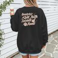 Baseball Mom Somebody's Loud Mouth Baseball Mama Women's Sweatshirt Back Print