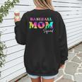 Baseball Mom Squad Tie Dye Cute Ball Mom Women's Sweatshirt Back Print Baseball Mom Squad Tie Dye Cute Ball Mom Women's Sweatshirt Back Print