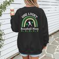 Baseball Mom St Patrick's Day Irish Shamrock Sports Women's Sweatshirt Back Print Baseball Mom St Patrick's Day Irish Shamrock Sports Women's Sweatshirt Back Print