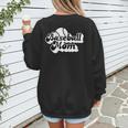 Baseball Mom Vintage Team Swag Women's Sweatshirt Back Print