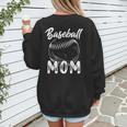 Baseball Mom For Women Family Matching Players Team Mommy Women's Sweatshirt Back Print