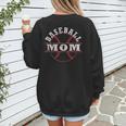 Baseball Mom For Women Women's Sweatshirt Back Print Baseball Mom For Women Women's Sweatshirt Back Print