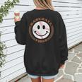Baseball Vibes Baseball Mom Women's Sweatshirt Back Print Baseball Vibes Baseball Mom Women's Sweatshirt Back Print