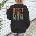 Best Baseball Mom Sports Cute Moms Day Women's Sweatshirt Back Print Best Baseball Mom Sports Cute Moms Day Women's Sweatshirt Back Print