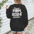 Class Of 2024 Senior Year Baseball Mom Senior 2024 Women's Sweatshirt Back Print Class Of 2024 Senior Year Baseball Mom Senior 2024 Women's Sweatshirt Back Print