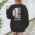 Class Of 2025 Senior 2025 Baseball Mom 2025 Women's Sweatshirt Back Print Class Of 2025 Senior 2025 Baseball Mom 2025 Women's Sweatshirt Back Print