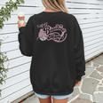 Cool Super Baseball Mom Cool Mother's Day Mama Woman Cute Women's Sweatshirt Back Print