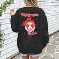 Cute Love Baseball BigLeague Babe Hot Baseball Mom Women's Sweatshirt Back Print Cute Love Baseball BigLeague Babe Hot Baseball Mom Women's Sweatshirt Back Print