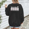 Cute Sports Baseball Mom Game Day Women's Sweatshirt Back Print Cute Sports Baseball Mom Game Day Women's Sweatshirt Back Print
