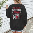 My Favorite Baseball Player Calls Me Mimi For Baseball Mom Women's Sweatshirt Back Print My Favorite Baseball Player Calls Me Mimi For Baseball Mom Women's Sweatshirt Back Print