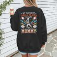 Favorite T-Ball Player Calls Mommy Baseball Mom Women's Sweatshirt Back Print Favorite T-Ball Player Calls Mommy Baseball Mom Women's Sweatshirt Back Print
