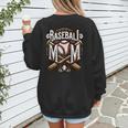 Home Run Baseball Mom Women's Sweatshirt Back Print Home Run Baseball Mom Women's Sweatshirt Back Print