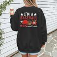 I'm A Baseball Mom Of Course I'm Broke Women's Sweatshirt Back Print I'm A Baseball Mom Of Course I'm Broke Women's Sweatshirt Back Print