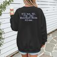 It's Me Hi I'm The Baseball Mom It's Me For Women Women's Sweatshirt Back Print It's Me Hi I'm The Baseball Mom It's Me For Women Women's Sweatshirt Back Print