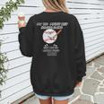 My Kid Might Not Always Swing Humors Baseball Mom Women's Sweatshirt Back Print My Kid Might Not Always Swing Humors Baseball Mom Women's Sweatshirt Back Print