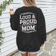 Loud & Proud Baseball Mom Mama Sport Cute Women's Sweatshirt Back Print Loud & Proud Baseball Mom Mama Sport Cute Women's Sweatshirt Back Print