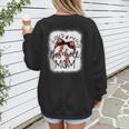 Loud Proud Baseball Mom Mommy Women's Sweatshirt Back Print