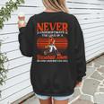 Love Of A Baseball Mom Pitcher Catcher Baseball Player Women's Sweatshirt Back Print