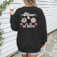Mom Of Both Soccer Baseball Mom Of A Baseball Soccer Player Women's Sweatshirt Back Print Mom Of Both Soccer Baseball Mom Of A Baseball Soccer Player Women's Sweatshirt Back Print