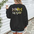 Mom Of Both Softball Baseball Mom Women's Sweatshirt Back Print Mom Of Both Softball Baseball Mom Women's Sweatshirt Back Print
