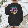 Who Needs Referees When We Have Baseball Moms Women's Sweatshirt Back Print Who Needs Referees When We Have Baseball Moms Women's Sweatshirt Back Print
