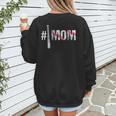 Number One Baseball Mom For Mothers Day Baseball Mommy Women's Sweatshirt Back Print Number One Baseball Mom For Mothers Day Baseball Mommy Women's Sweatshirt Back Print