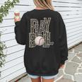 Play Ball Women Graphic Baseball Mom Baseball Women's Sweatshirt Back Print