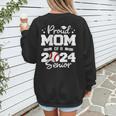 Proud Mom Of a 2024 Senior Baseball Mom 2024 Graduate Women's Sweatshirt Back Print Proud Mom Of a 2024 Senior Baseball Mom 2024 Graduate Women's Sweatshirt Back Print