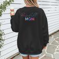 Retro Cute Mother's Day Teeball T-Ball Baseball Mom Women's Sweatshirt Back Print