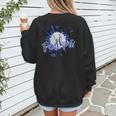 School Spirit Panthers Panther Pride Baseball Mom For Women Women's Sweatshirt Back Print
