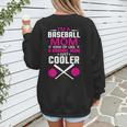 Self Expression Cool Baseball Mom Positive Thinking Women's Sweatshirt Back Print Self Expression Cool Baseball Mom Positive Thinking Women's Sweatshirt Back Print