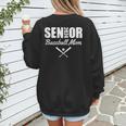 Senior Baseball Mom 2024 Team Parent Helper Class Of 2024 Women's Sweatshirt Back Print