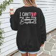 My Son Has Baseball Sports Player Baseball Mom Women Women's Sweatshirt Back Print My Son Has Baseball Sports Player Baseball Mom Women Women's Sweatshirt Back Print