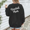 AS Tees Baseball Mom Mama Mommy Mother Women's Sweatshirt Back Print