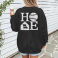 Vintage Baseball Home Missouri State Outline Baseball Mom Women's Sweatshirt Back Print