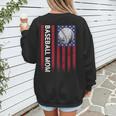 Vintage Baseball Mom Proud Family Summer Baseball Player Women's Sweatshirt Back Print Vintage Baseball Mom Proud Family Summer Baseball Player Women's Sweatshirt Back Print