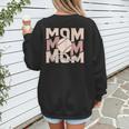Women's Retro Baseball Mama Distressed Baseball Mom Life Women's Sweatshirt Back Print Women's Retro Baseball Mama Distressed Baseball Mom Life Women's Sweatshirt Back Print