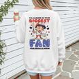 Always Your Biggest Fan Baseball Mom Women's Sweatshirt Back Print Always Your Biggest Fan Baseball Mom Women's Sweatshirt Back Print