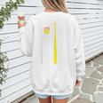 American Flag Baseball Mom Team Women's Sweatshirt Back Print