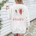 Ball Mom Football Baseball Mom Premium Women's Sweatshirt Back Print Ball Mom Football Baseball Mom Premium Women's Sweatshirt Back Print